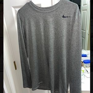 nike long sleeve dri fit top